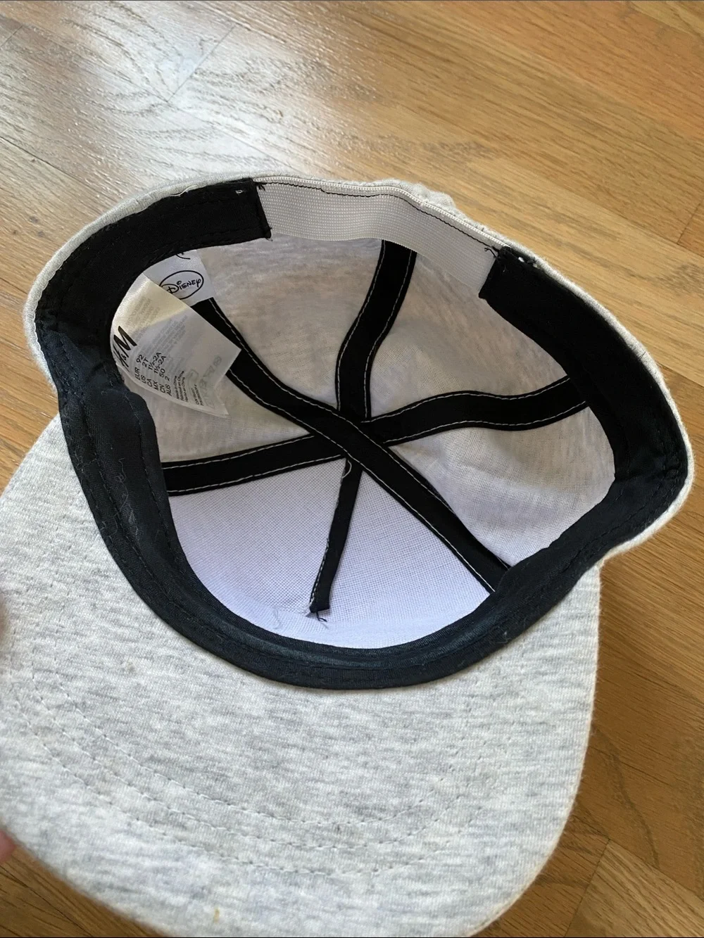 Disney H & M Mickey Mouse 2T Grey Baseball Cap